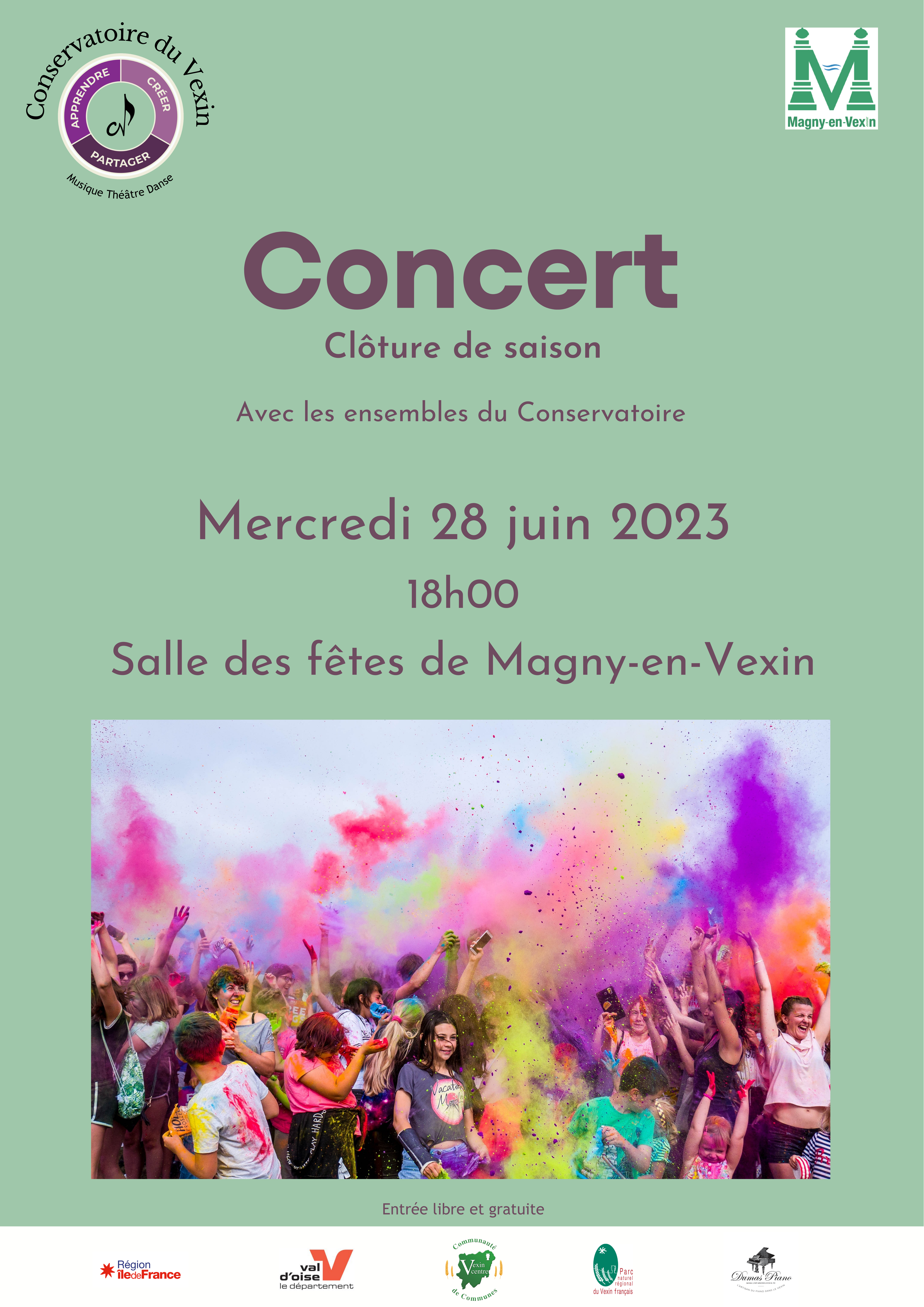 Concert à Magny-en Vexin, mercredi 28 juin