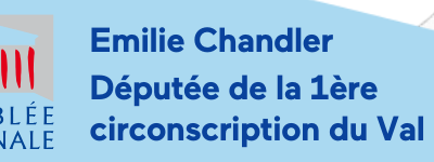 Présence d’Émilie Chandler, députée de la 1ère circonscription du Val d’Oise, le 1er mars à Chars